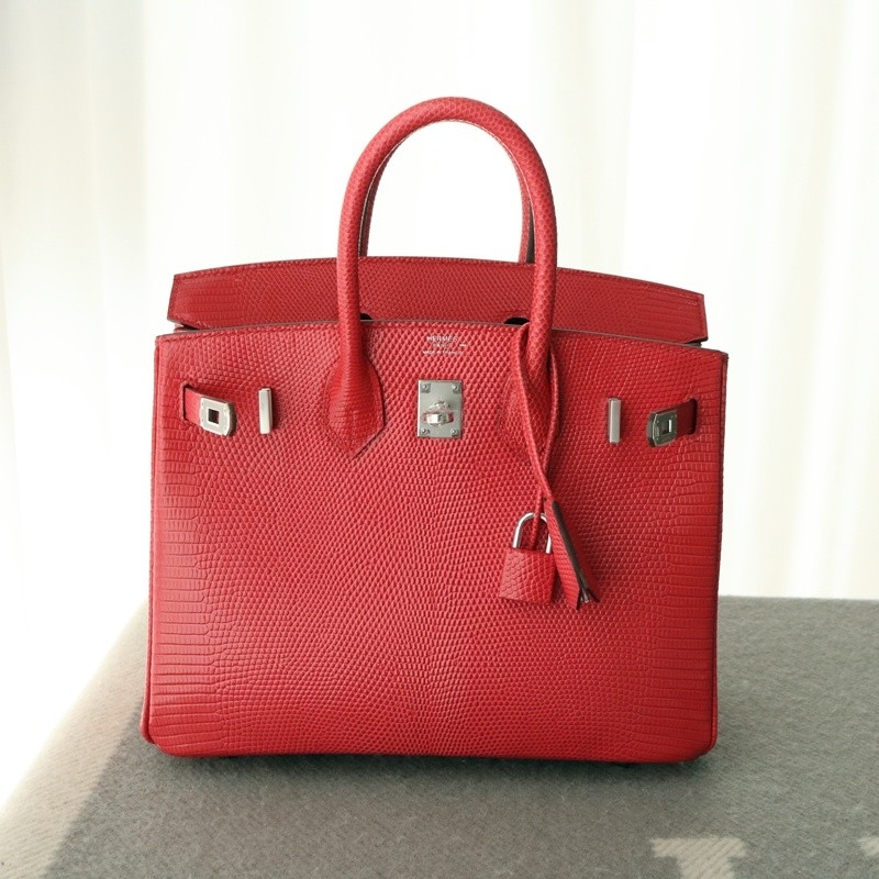 i6 rose extreme lizard Birkin 25 with phw