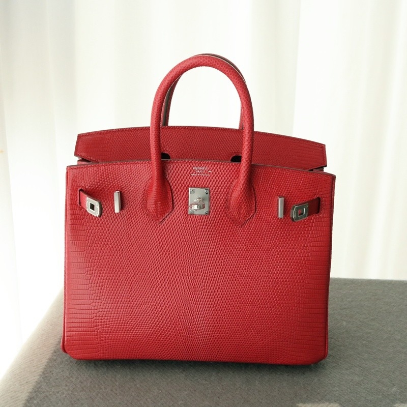 i6 rose extreme lizard Birkin 25 with phw