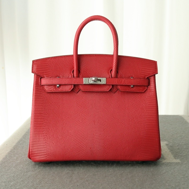 i6 rose extreme lizard Birkin 25 with phw