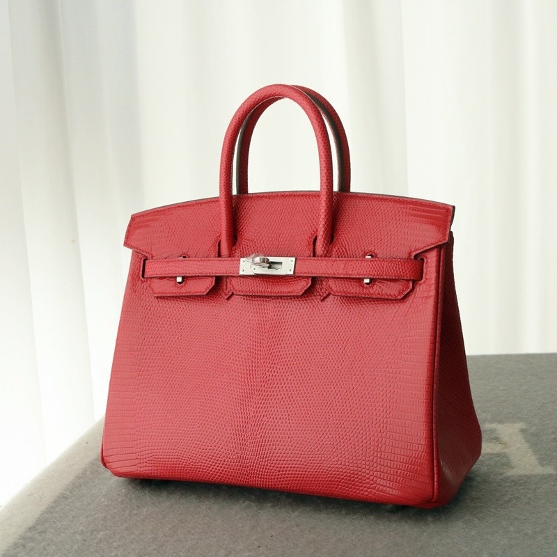 i6 rose extreme lizard Birkin 25 with phw