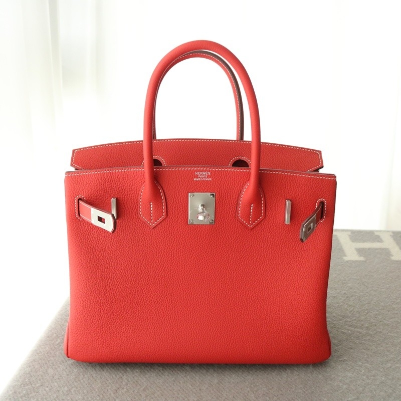 9M Sanguine togo birkin 30 with phw