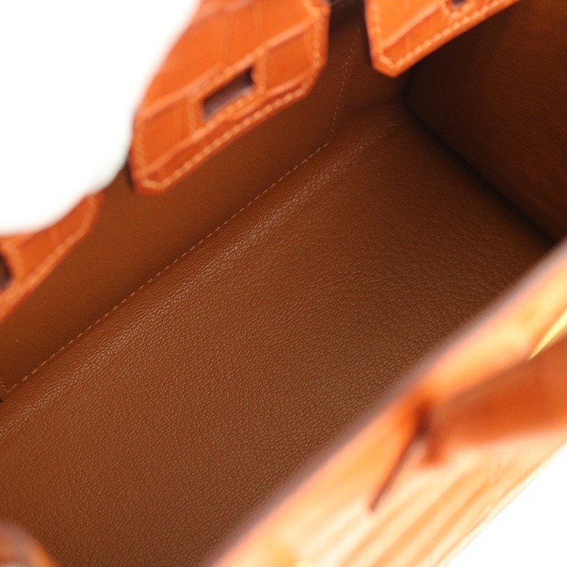 C37 GOLD alligator crocodile matte birkin 20 sellier with ghw