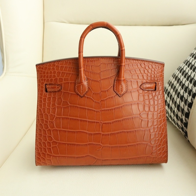 C37 GOLD alligator crocodile matte birkin 20 sellier with ghw