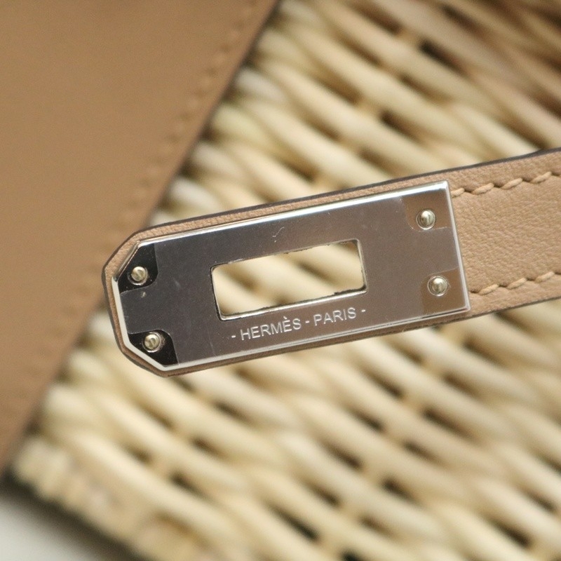 Hermès Mini Picnic Kelly 20 Chai Swift Palladium Hardware
