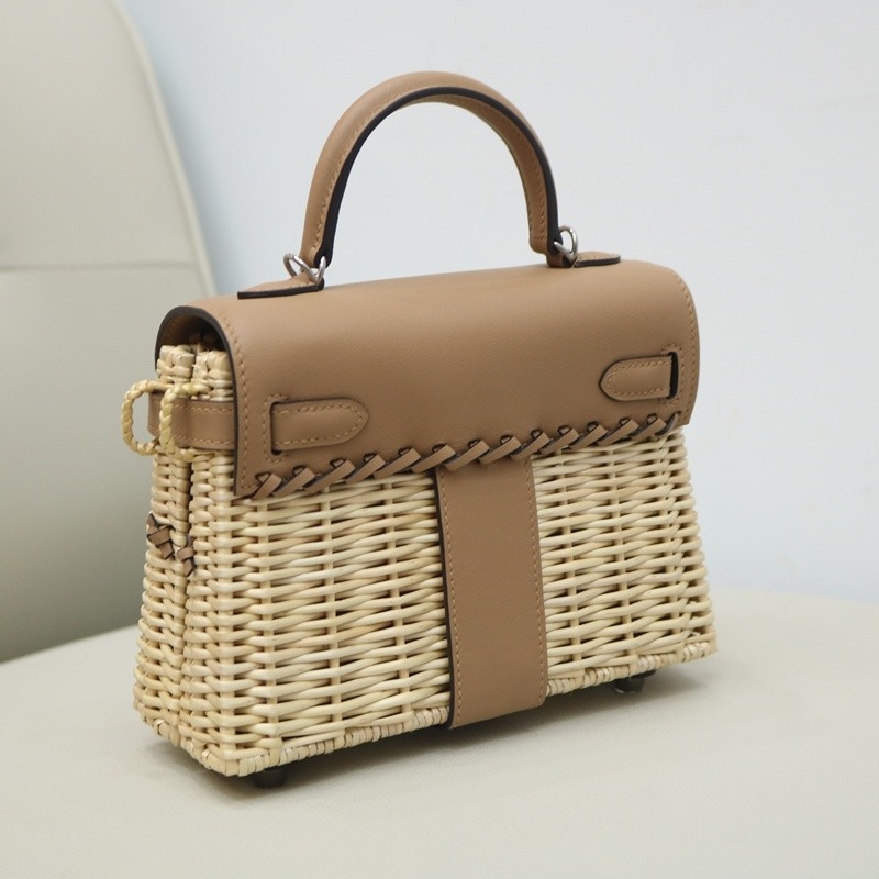 Hermès Mini Picnic Kelly 20 Chai Swift Palladium Hardware