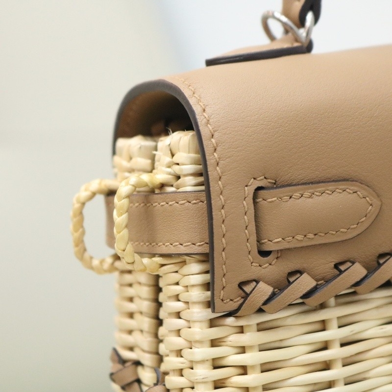 Hermès Mini Picnic Kelly 20 Chai Swift Palladium Hardware