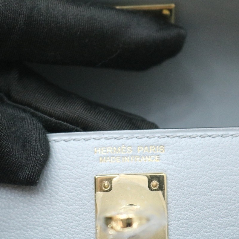 BIue GIacier Cherve Mysore Kelly Mini II With permabrass hardware