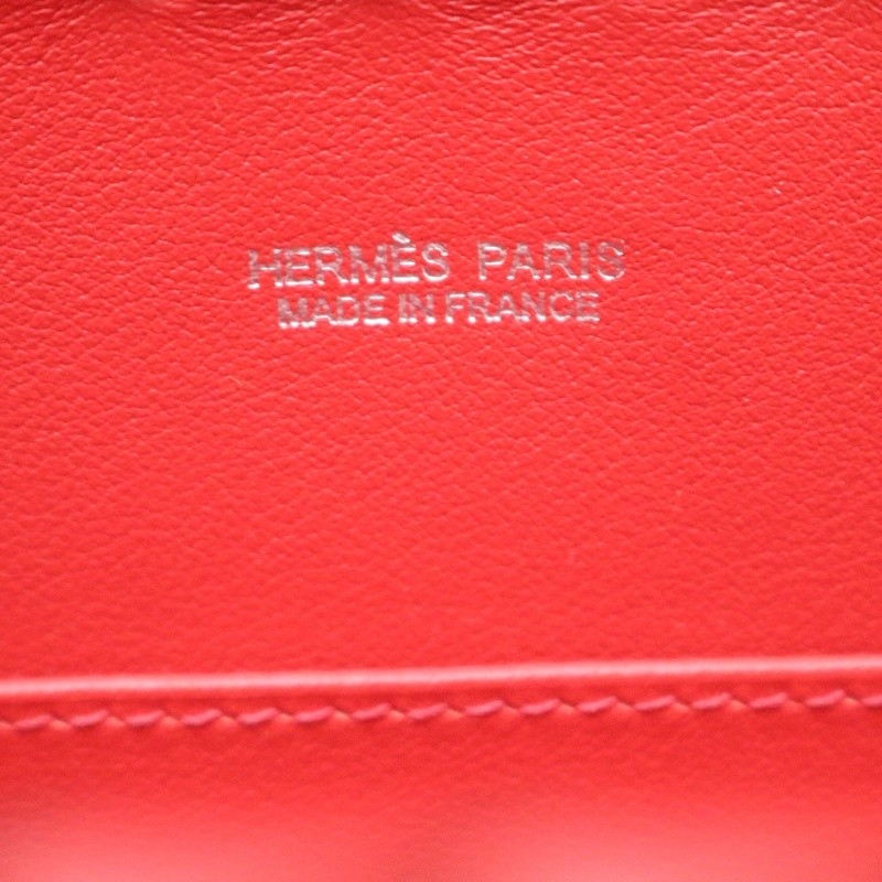 Hermès Mini Picnic Kelly 20 Rouge Coeur Swift Palladium Hardware
