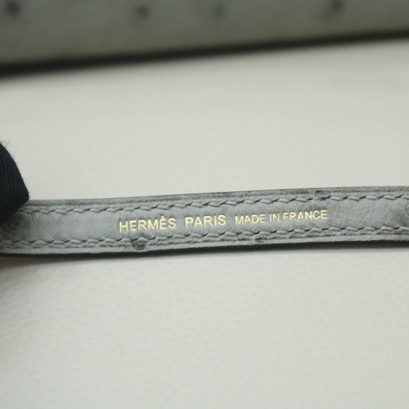 8U BIue GIacier ostrich mini kelly II with ghw