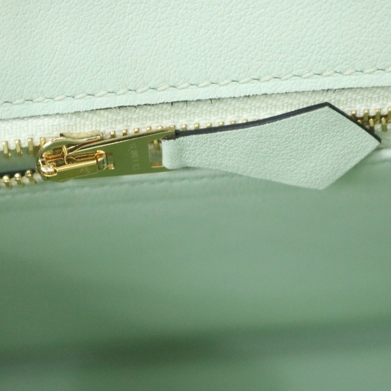 6U Vert D Eau swift birkin 25 Permabrass hardware