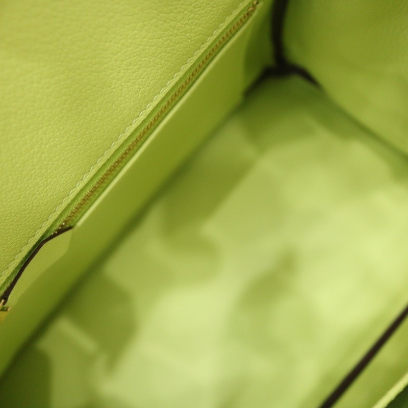 66 Vert Anis ostrich birkin 30 with GHW