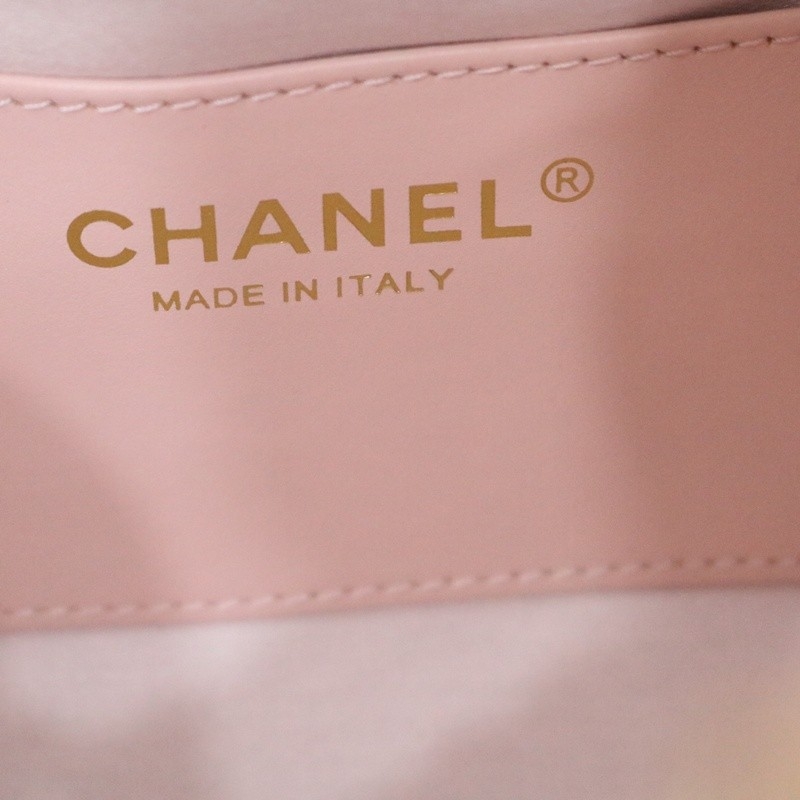 Chanel Caviar Quilted Mini Chanel 25 Handbag Light Pink