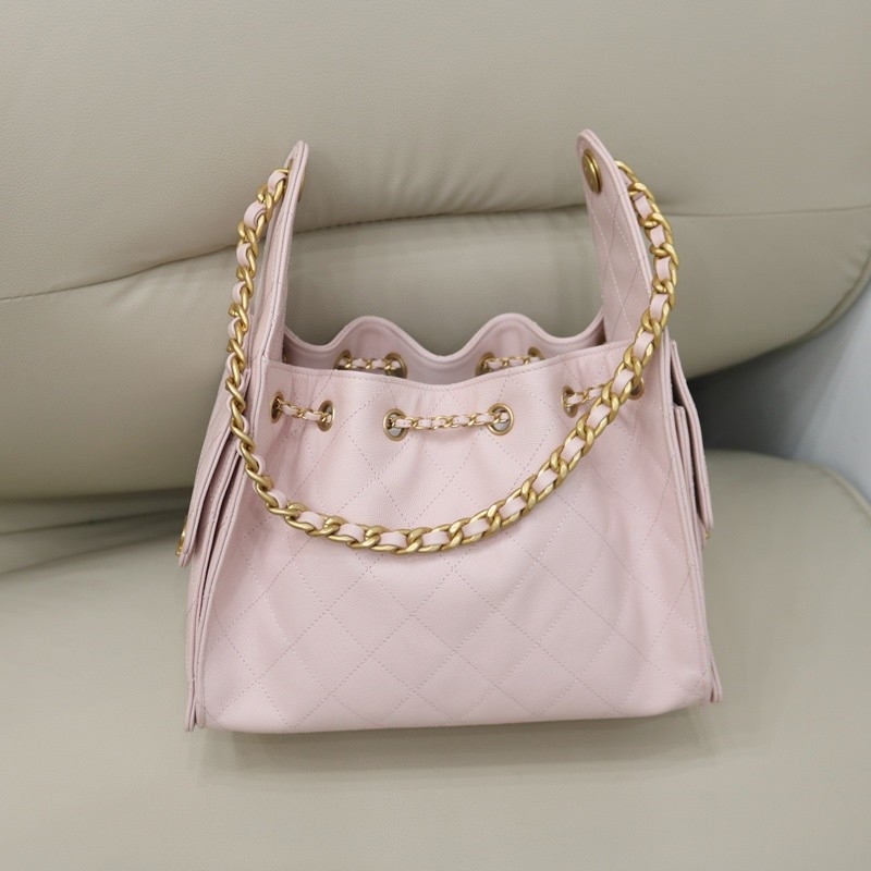 Chanel Caviar Quilted Mini Chanel 25 Handbag Light Pink