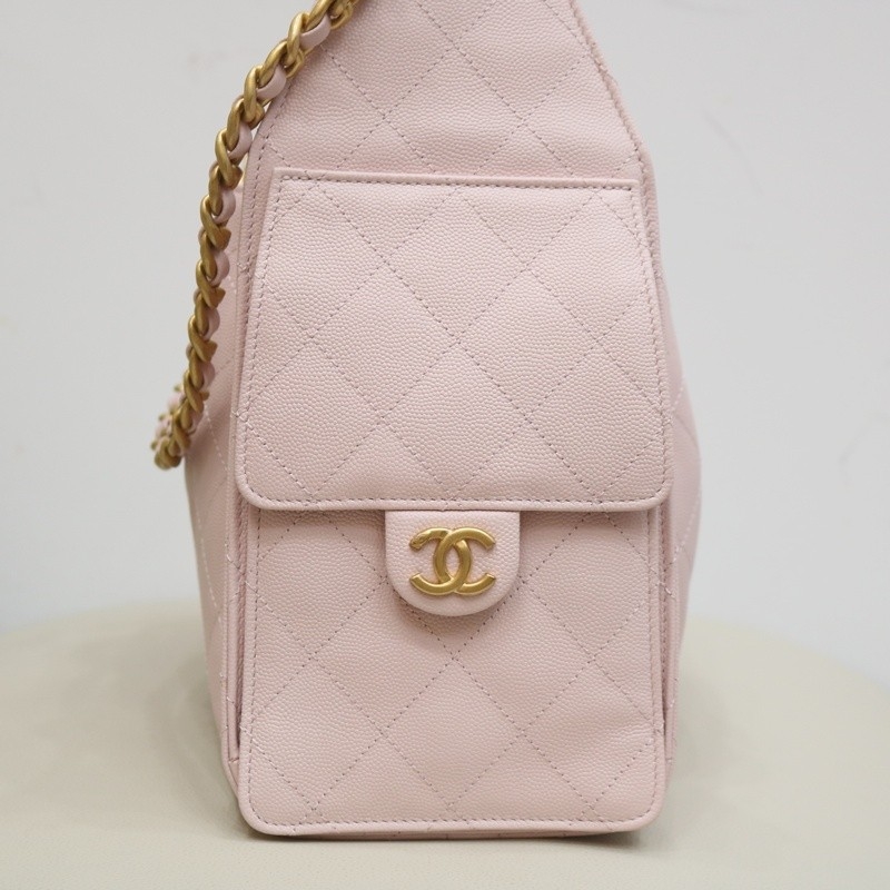 Chanel Caviar Quilted Mini Chanel 25 Handbag Light Pink