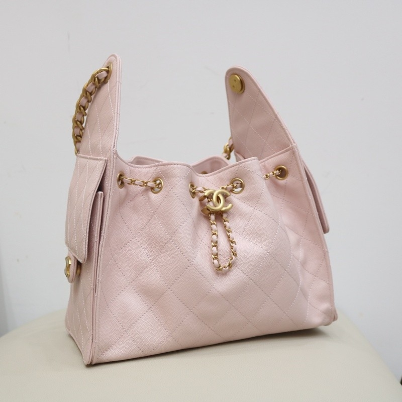 Chanel Caviar Quilted Mini Chanel 25 Handbag Light Pink