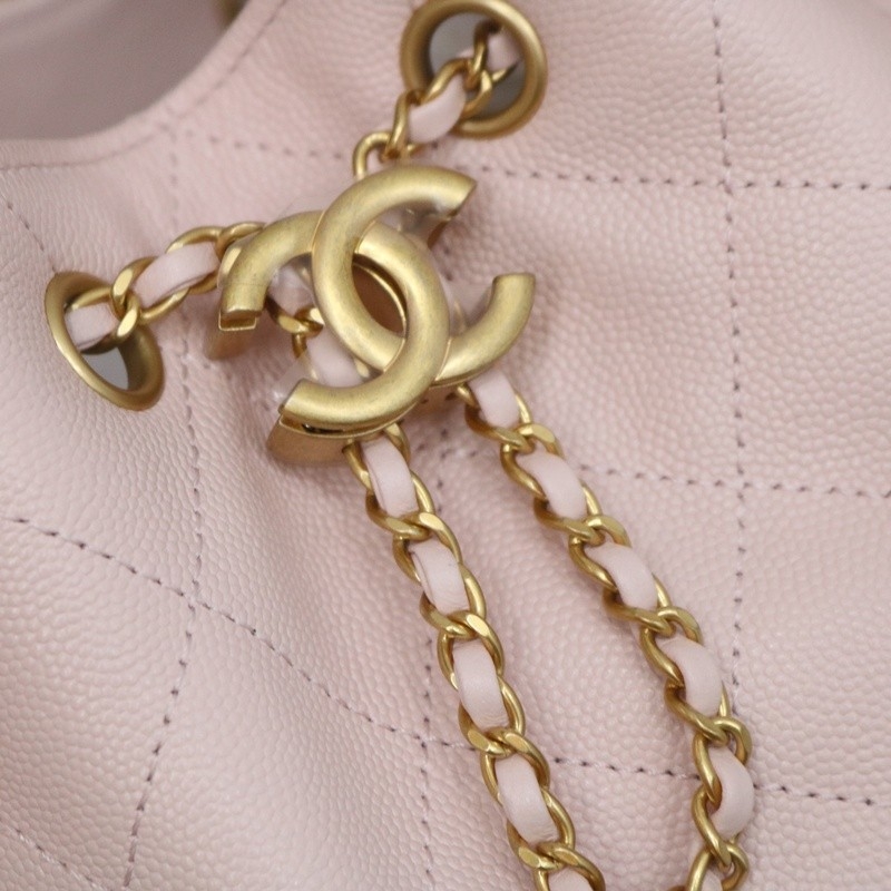 Chanel Caviar Quilted Mini Chanel 25 Handbag Light Pink