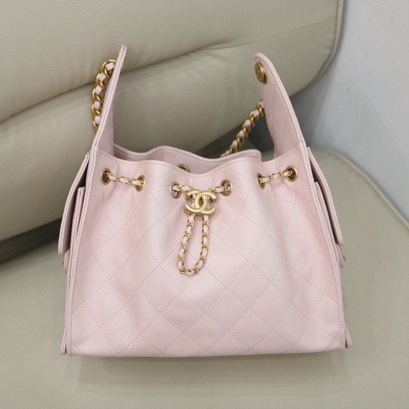 Chanel Caviar Quilted Mini Chanel 25 Handbag Light Pink