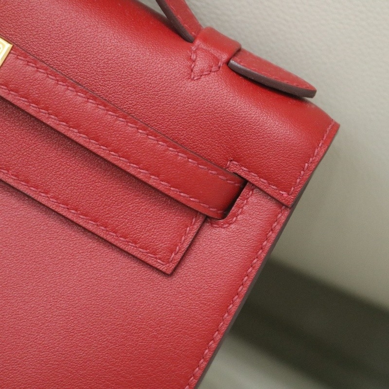 Q5 rouge casaque Swift Kelly Pochette With GHW