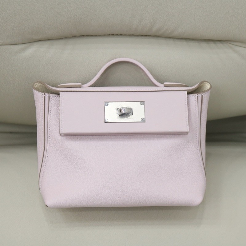 Mauve pale evercolor and Nata swift kelly 24/24 mini with PHW