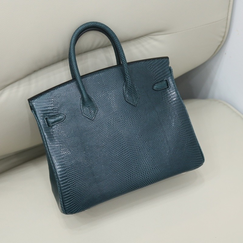 6O lizard birkin 25 retourne with rghw