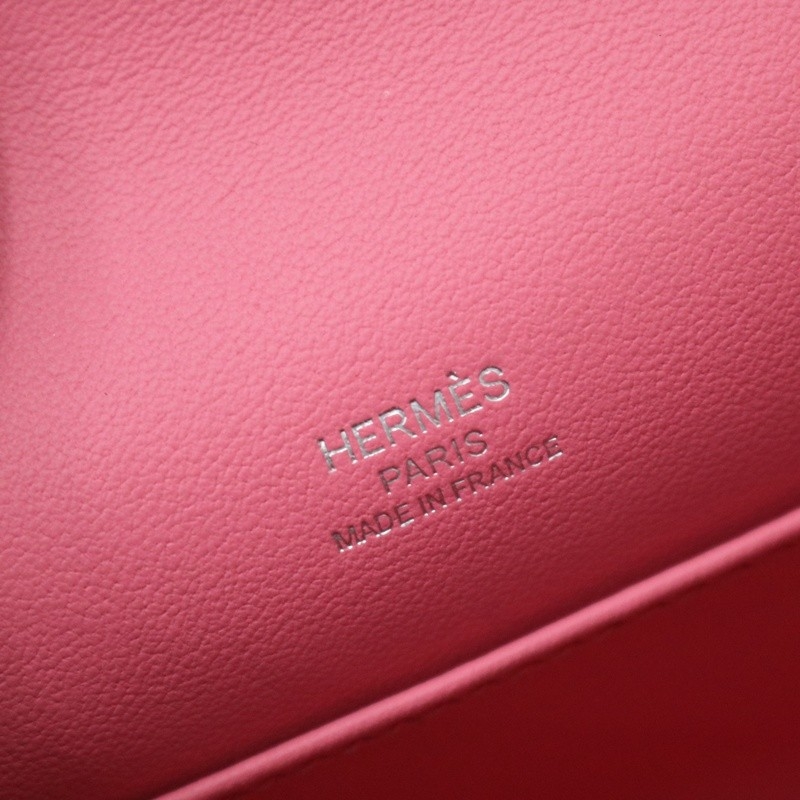 8W Rose AzaIee swift kelly pochette with phw