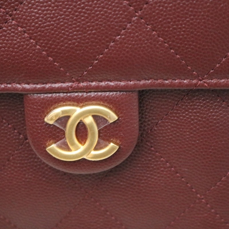 Chanel 25 small handbag, Grained calfskin & gold-tone metal, Bordeaux — Fashion | CHANEL