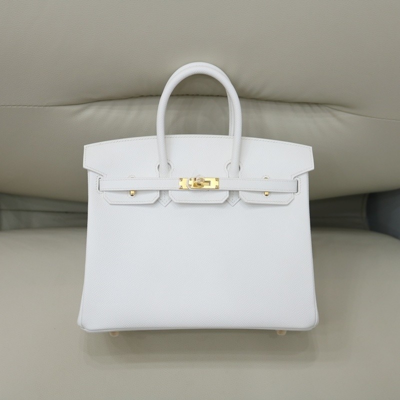 01 Blanc & 6R Kiwi interior Epsom Birkin 25 With PHW