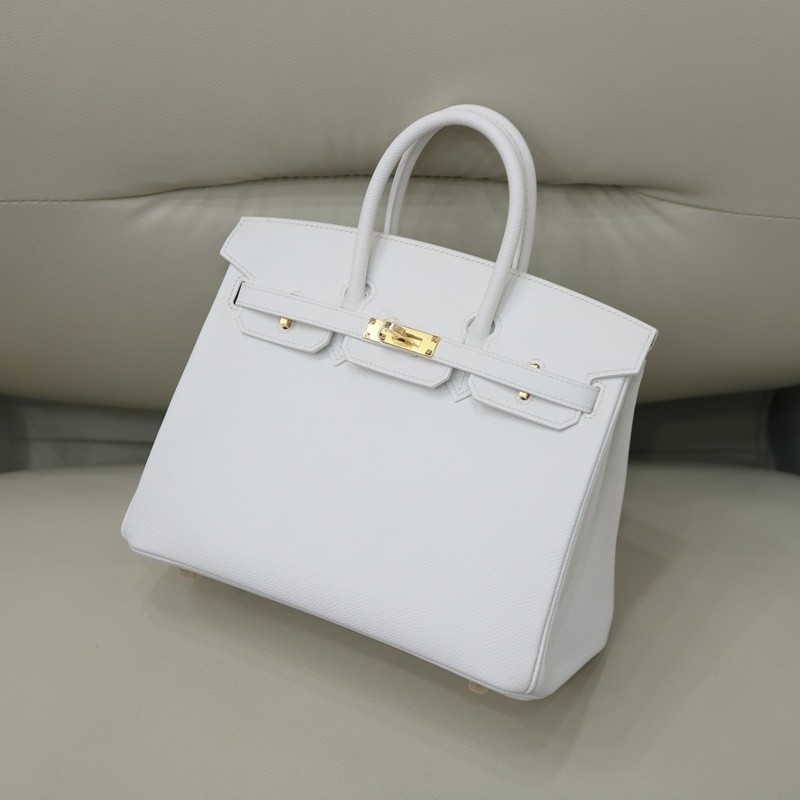 01 Blanc & 6R Kiwi interior Epsom Birkin 25 With PHW