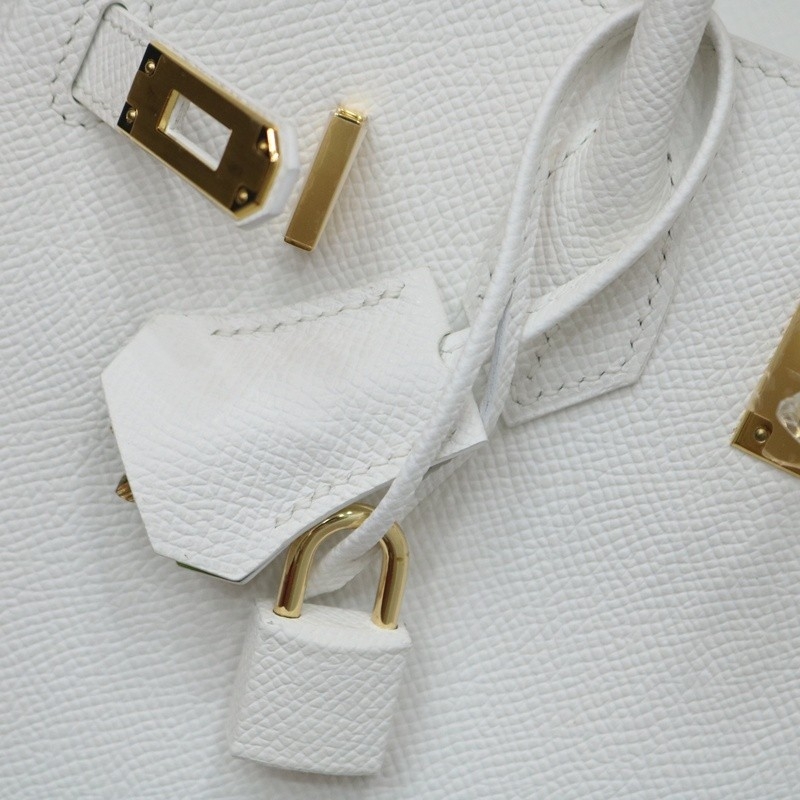 01 Blanc & 6R Kiwi interior Epsom Birkin 25 With PHW