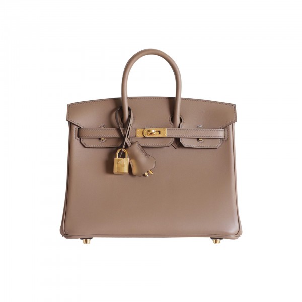 BIRKIN 25 BEIGE DE WEIMAR JONATHAN LEATHER GHW