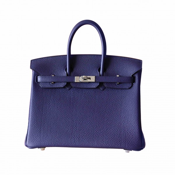 BIRKIN 25 BLEU ENCRE TOGO PHW