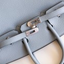 BIRKIN 25 BLUE LIN TOGO PHW