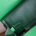 BIRKIN 25 BOMBOU TOGO LEATHER INSIDE OLIVE CHEVRE GHW