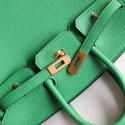 BIRKIN 25 BOMBOU TOGO LEATHER INSIDE OLIVE CHEVRE GHW