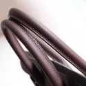 BIRKIN 25 EBENE TOGO LEATHER INSIDE GOLD CHEVRE PHW