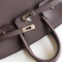 BIRKIN 25 EBENE TOGO LEATHER INSIDE GOLD CHEVRE PHW