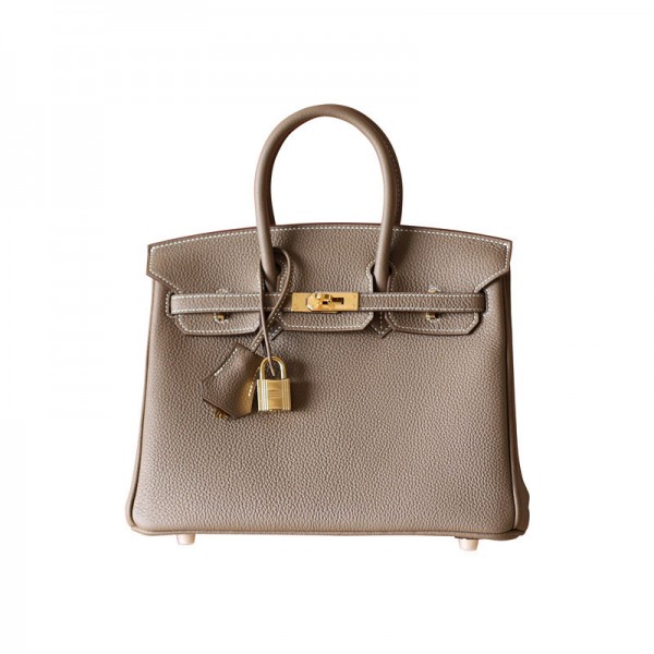 BIRKIN 25 ETOUPE TOGO GHW