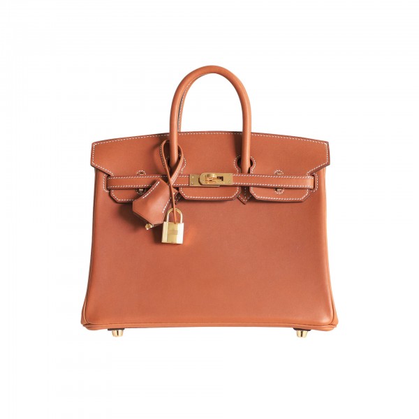 BIRKIN 25 FAUVE BARENIA GHW