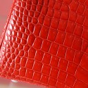BIRKIN 25 GERANIUM SHINY POROSUS PHW