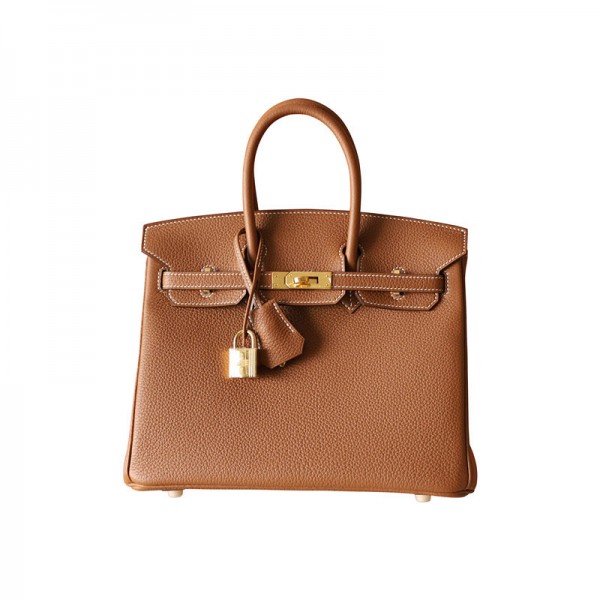 BIRKIN 25 GOLD TOGO GHW