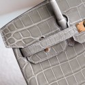 BIRKIN 25 GRIS TOURTERELLE NILOTICUS GHW