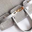 BIRKIN 25 GRIS TOURTERELLE NILOTICUS GHW