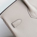 BIRKIN 25 GRIS TOURTERELLE TOGO GHW
