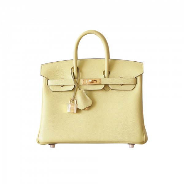 BIRKIN 25 JAUNE POUSSIN TOGO GHW