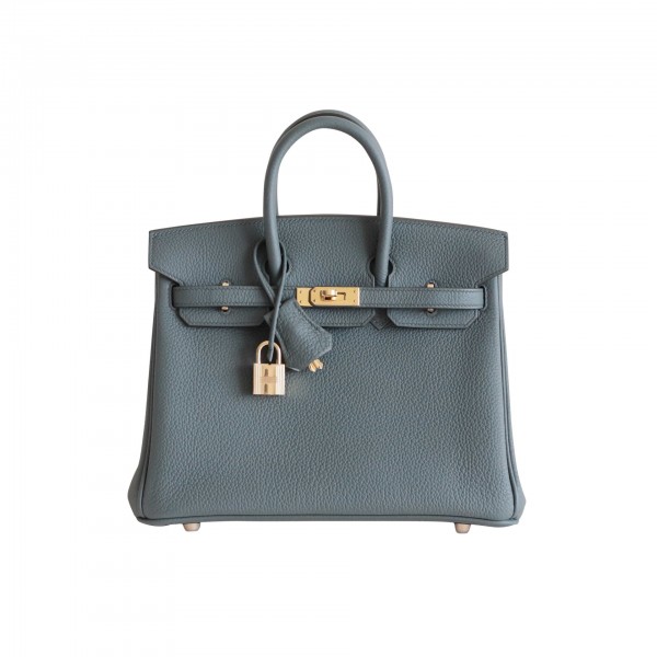 BIRKIN 25 VERT AMANDE TOGO GHW