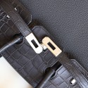 BIRKIN TOUCH 25 NOIR MATTE ALLIGATOR AND TOGO LEATHER PHW
