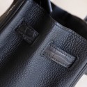 BIRKIN TOUCH 25 NOIR MATTE ALLIGATOR AND TOGO LEATHER PHW