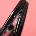 BIRKIN TOUCH 25 NOIR SHINY NILOTICUS AND TOGO LEATHER ROSE GOLD HARDWARE