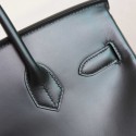 BIRKIN 30 NOIR BOX LEATHER BLACK HARDWARE