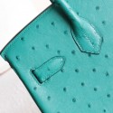 BIRKIN 30 VERT VERTIGO OSTRICH LEATHER GHW